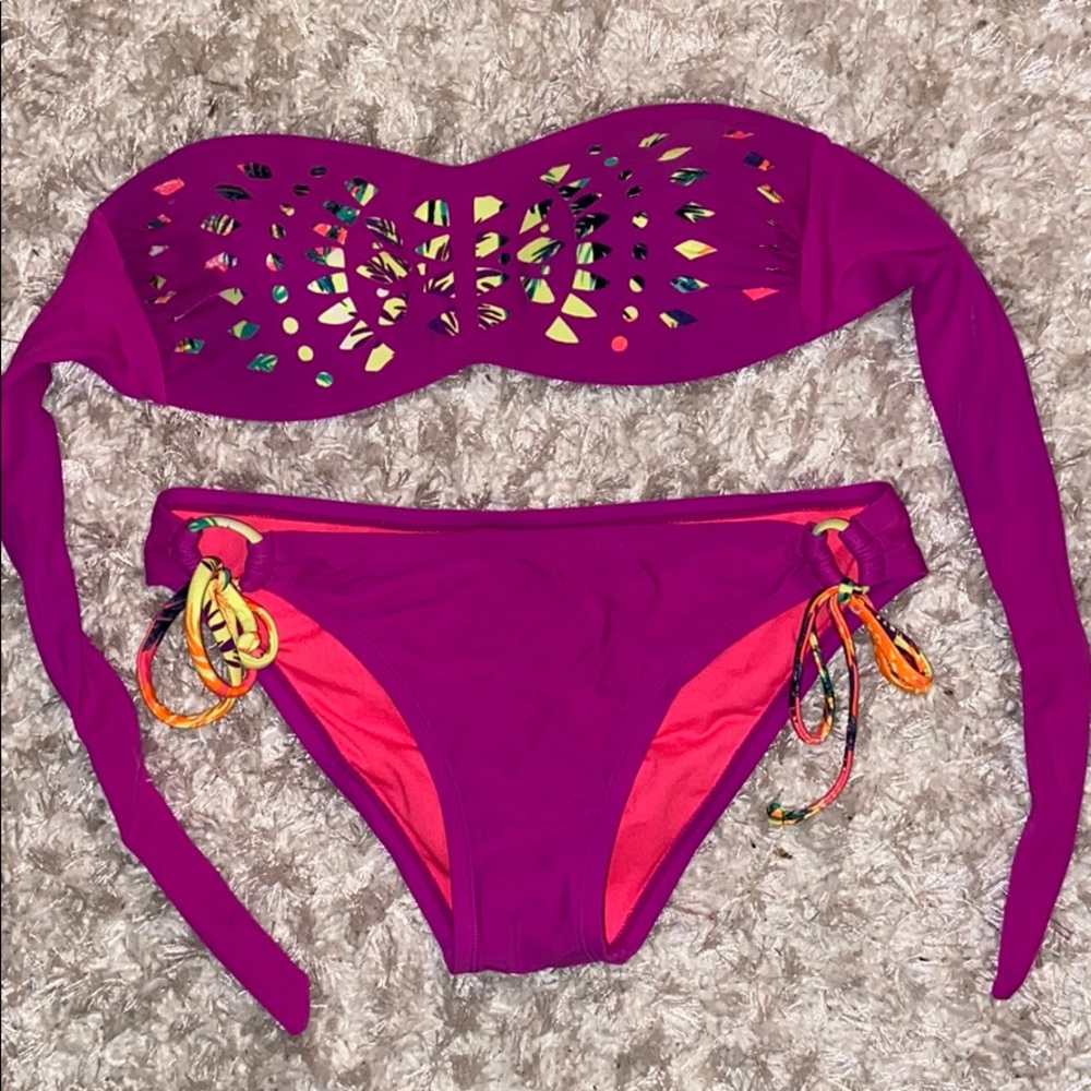 Arizona Jeans Co. Magenta Bikini